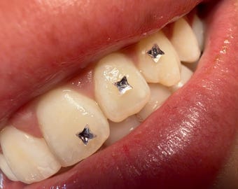 Sparkle Shape Micro Crystal/Glass Stones (foiled) • Tooth Gems, Nails, Art