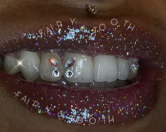 lucidalabbra olo/glitter • perfetto per foto e video o per i clienti • Tooth Gem • virale • ultra glitter