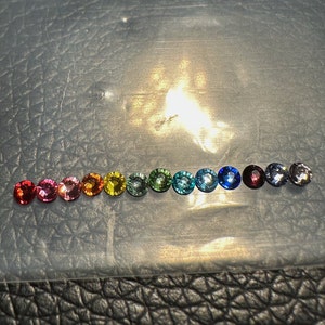 Rainbow Set • Swarovski Tooth Gems 2.2 mm