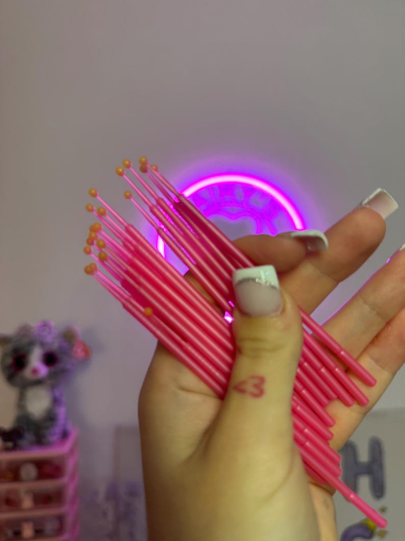 Tooth Gem/ Crystal Picker in Pink Wax Sticks Tool/ Must Have Etsy