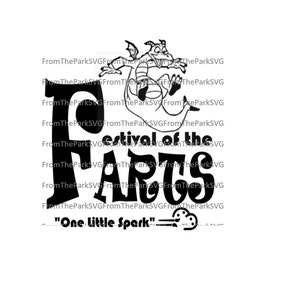 FARTS エプコット フェスティバル オブ ザ アーツ フィグメント ファニー ワン リトル スパーク デジタル ファイル ダウンロード / SVG / PDF / Dxf
