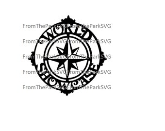 Epcot World Showcase Logo Compass Digital File Download / SVG / PDF / DXF