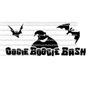 ウーギー・ブギー・バッシュ ハロウィーン コウモリ カリフォルニア アドベンチャー デジタル ファイル ダウンロード / SVG / PDF / DXF