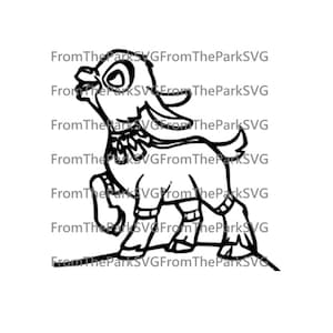 Wunsch Valentino Ziege Digitaler Datei Download / SVG / PDF / DXF