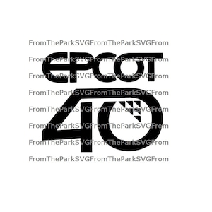 Download do arquivo digital do logotipo do 40º aniversário do Epcot / SVG / PDF / DXF