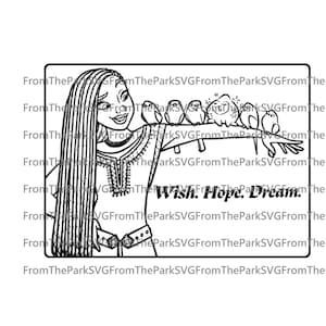 Asha Wish Hope Dream Star Digital File Download / SVG / PDF / DXF