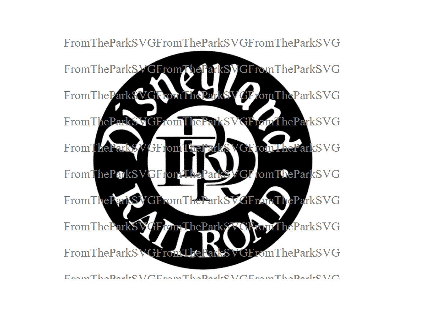 Disneyland Railroad Digital File Download / SVG / PDF / DXF - Etsy