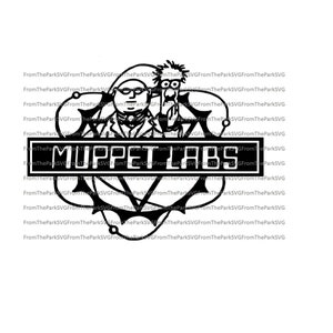 Download del file digitale Muppet Labs Meeker & Beaker Hollywood Studios / SVG / PDF / DXF