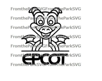 Figment con el logotipo de Epcot Descarga de archivos digitales / SVG / PDF / DXF
