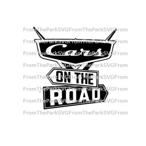 Coches en la carretera Descarga de archivos digitales / SVG / PDF / DXF