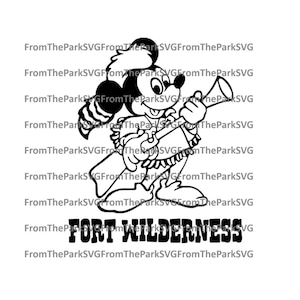 Descarga de archivos Mickey del campamento pionero de Fort Wilderness / SVG / PDF / DXF
