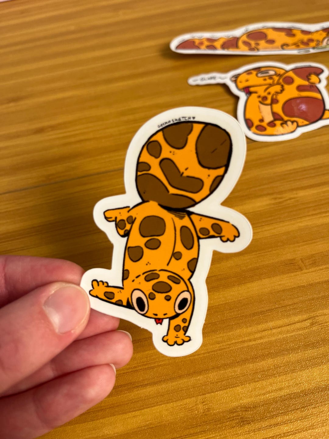 Gecko Weatherproof Vinyl Sticker - Etsy
