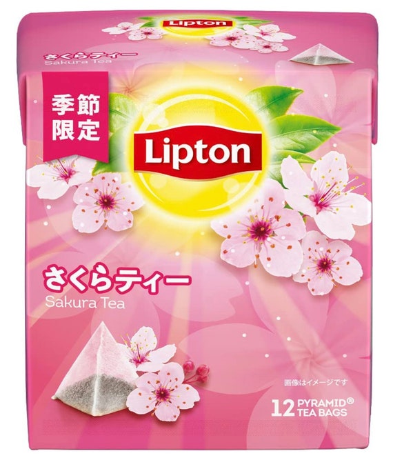 Sakura Lipton Tea Japan Lipton Cherry Blossom Season Etsy