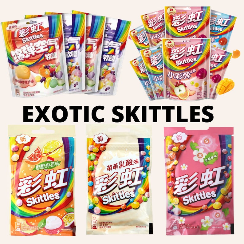 Exotic Skittles / Japanese Candy Hi Chews 10 Flavors Etsy UK