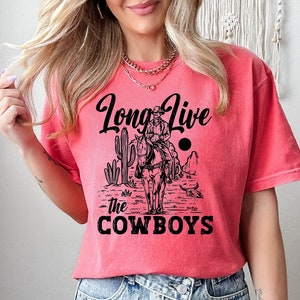 Geqtt Western 'Long Live Cowboys' Keychain - Stainless Steel Cowboy Gift Key Ring, 3.3x1.1 Inches - View #10