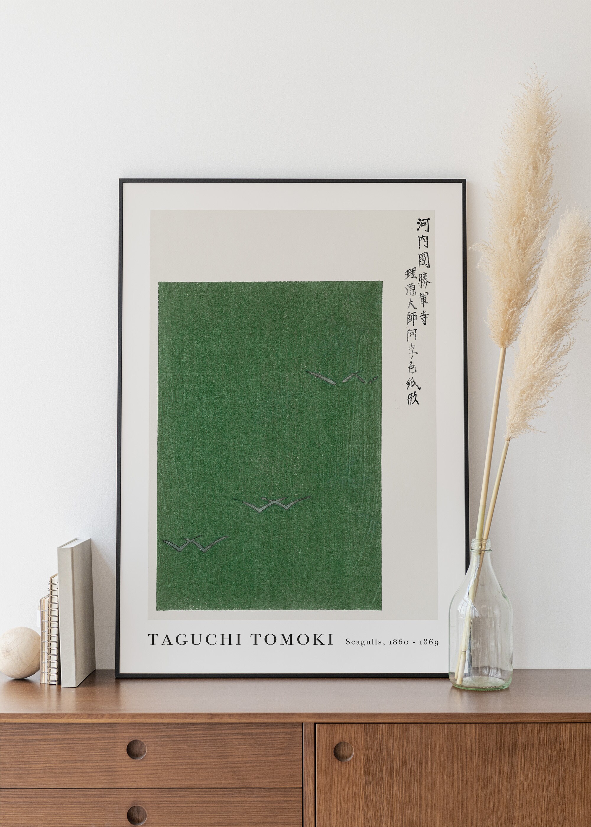 Lianyibo Japanisches Vintage-Wandbild „Open Your Mind“ – Abstrakte Blaue Wellen Auf Leinwand, 50x75x3 Cm, Rahmenlos – Moderne Kunst Für Wohnzimmer, Büro, Schlafzimmer