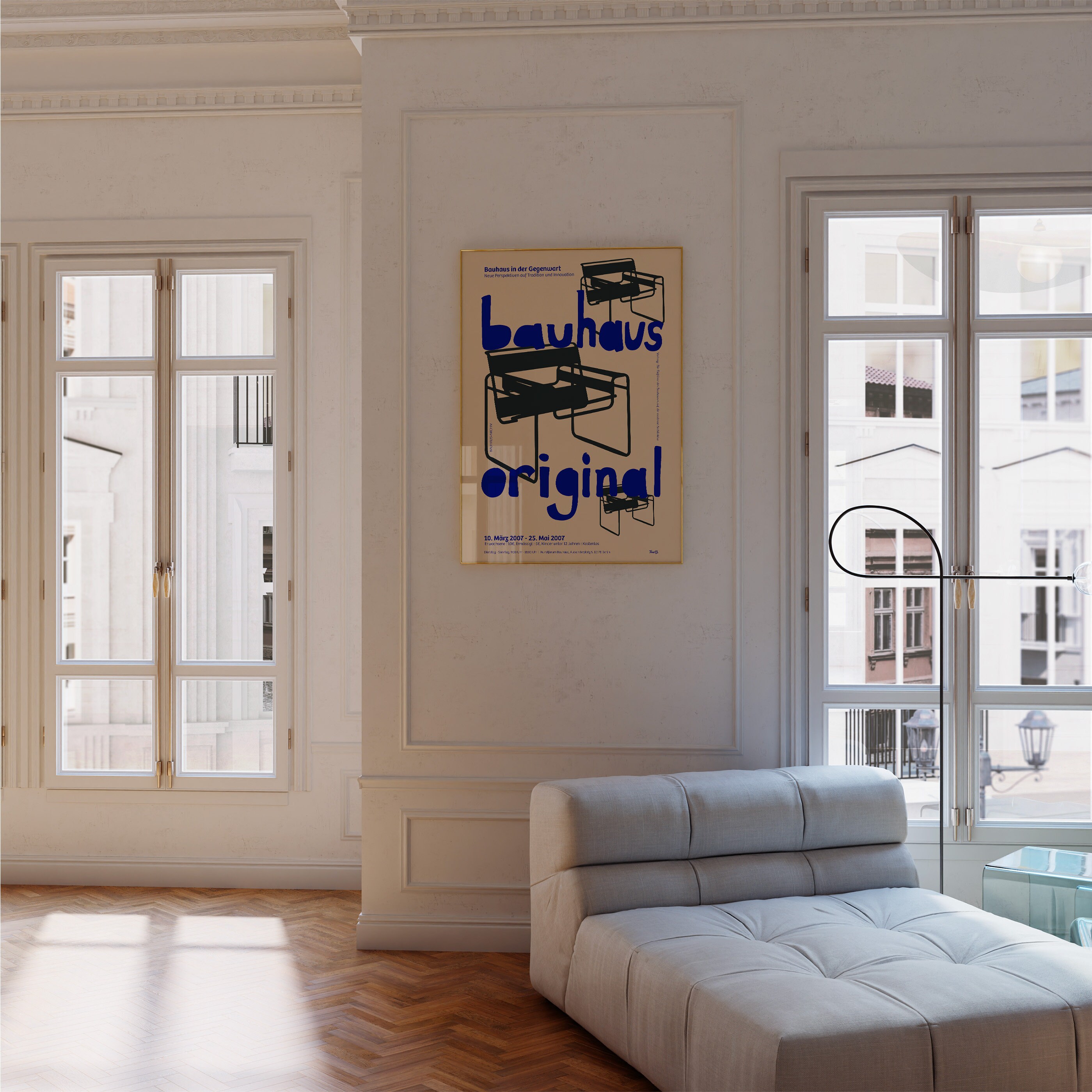 Bauhaus Poster, Graphic Design Print, Wassily Chair Print, Retro ...