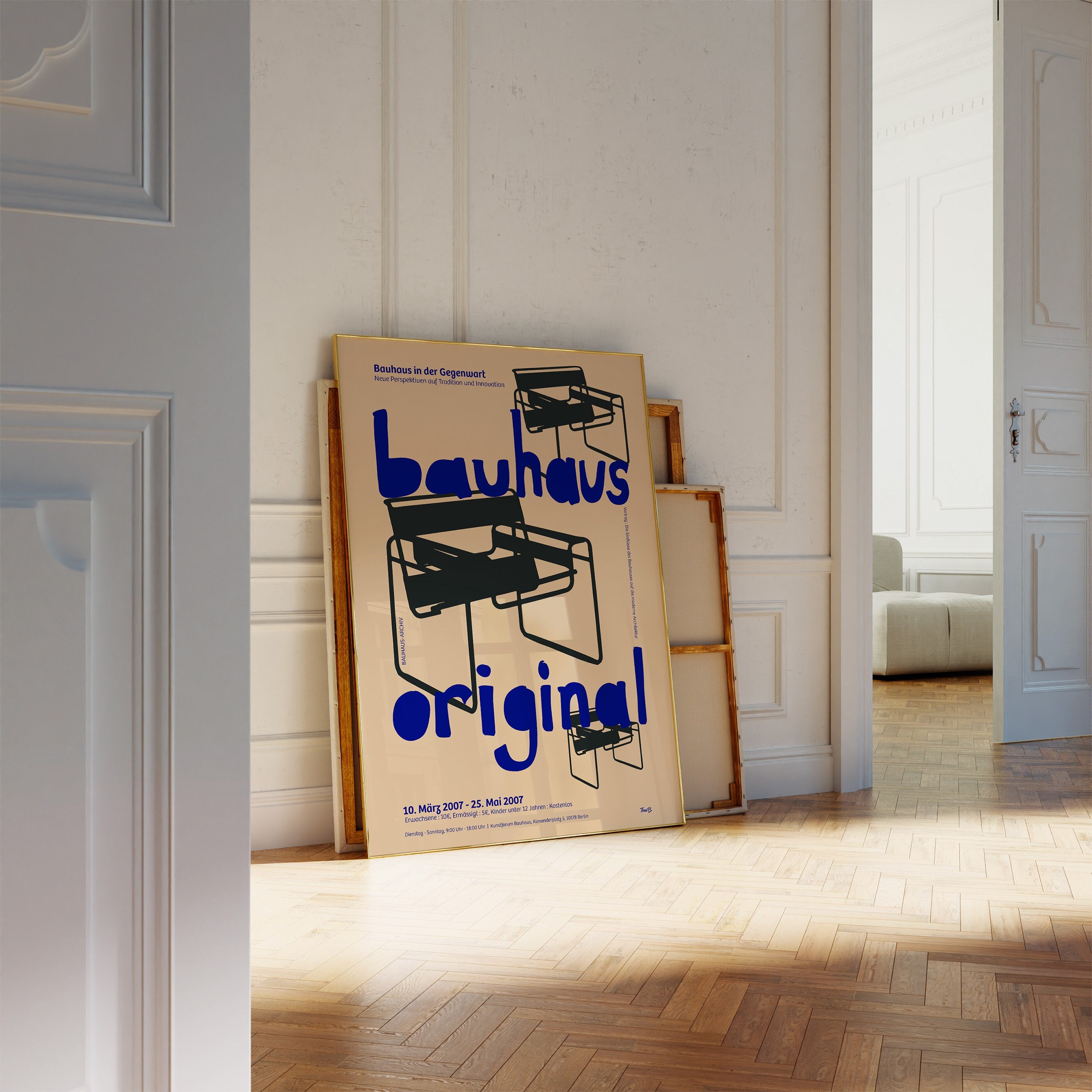 Bauhaus Poster, Graphic Design Print, Wassily Chair Print, Retro ...