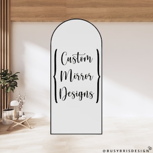 Custom Mirror Design | Personalized Occassion Mirror | Selfie Mirror | Wall Photo Op Decal