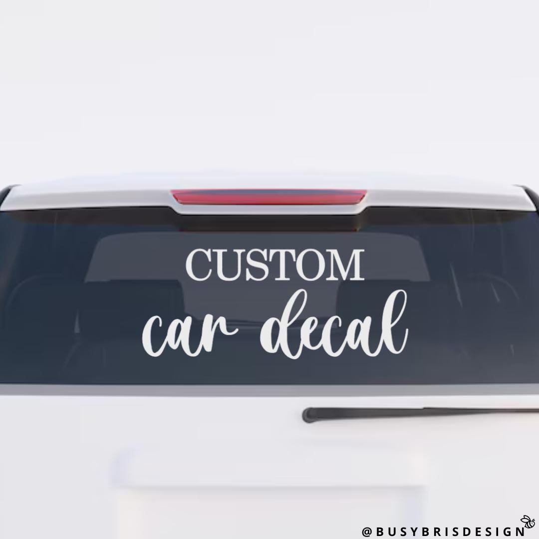 Custom Car Monogram Decal | Car Gift | Sixteenth Birthday Idea | Car ...