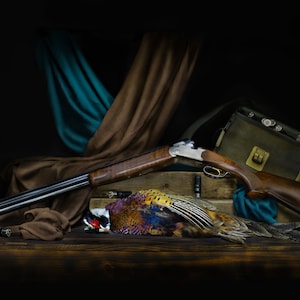 Fine Art Fotografie Grußkarte - The Game Keeper