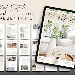 Seller Listing Presentation l Real Estate Marketing l Editable in Canva