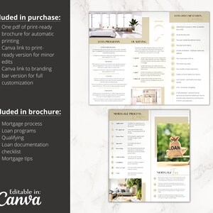 Mortgage BROCHURE L Real Estate Template Editable in Canva - Etsy