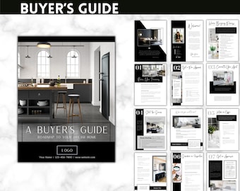 Real Estate BUYERS Guide | Customizable Canva Template