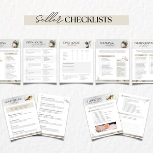 Real Estate BUYER and SELLER Checklist Bundle | Canva Template ...