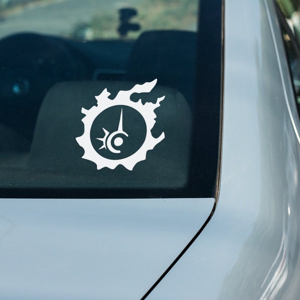 FFXIV Red Mage Meteor Job Icon Vinyl decal for laptop, car, window, mirror, bumper, mug, water bottle, or more!  FF14 Final Fantasy 14