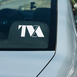 TVA Time Variance Authority Vinyl decal for laptop, car, window, mirror, bumper, mug, water bottle, or more!