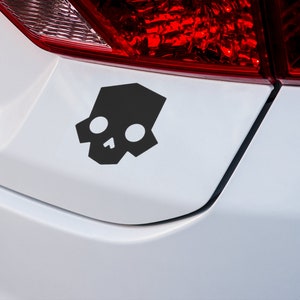 Helldivers 2 Skull Vinyl decal for laptop, car, window, mirror, bumper, mug, water bottle, or more!