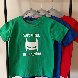 Superhero in Training T-Shirt, Superhero t-shirt, Toddler Superhero T-shirt, Superhero Birthday shirt, Kids Superhero shirt