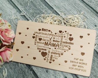Personalized Breakfast Board | Gift Mother's Day | Mother's Day Breakfast Board | lunch board | boards | grandma | wood | engraving