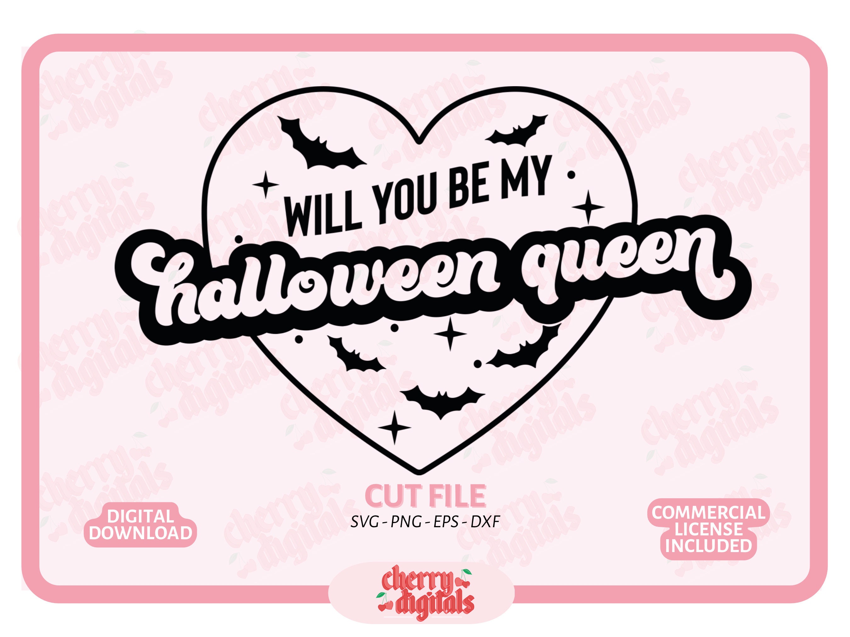 Halloween Queen SVG Digital SVG Files for Cricut Spooky Etsy Singapore