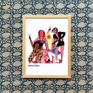 SPICE GIRLS illustrated poster 30 x 40 cm image 4