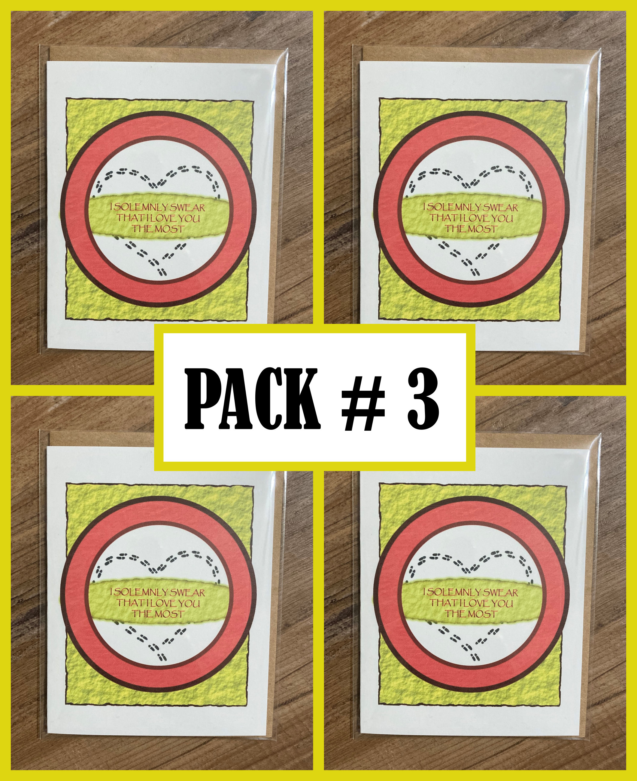 HP Fan Art Blank Cards Pack of 4 - Etsy