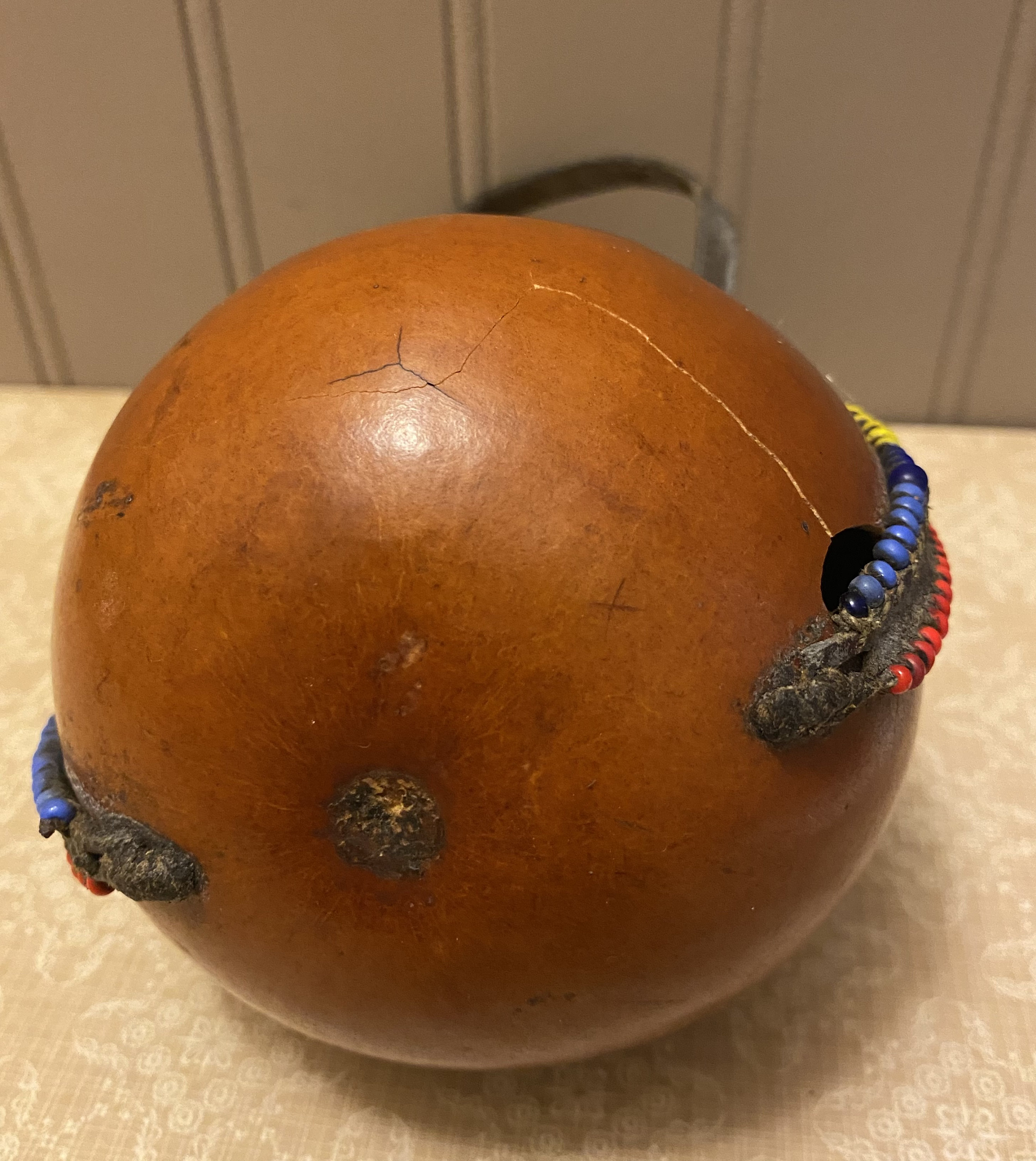 Vintage African Gourd Canteen - Etsy