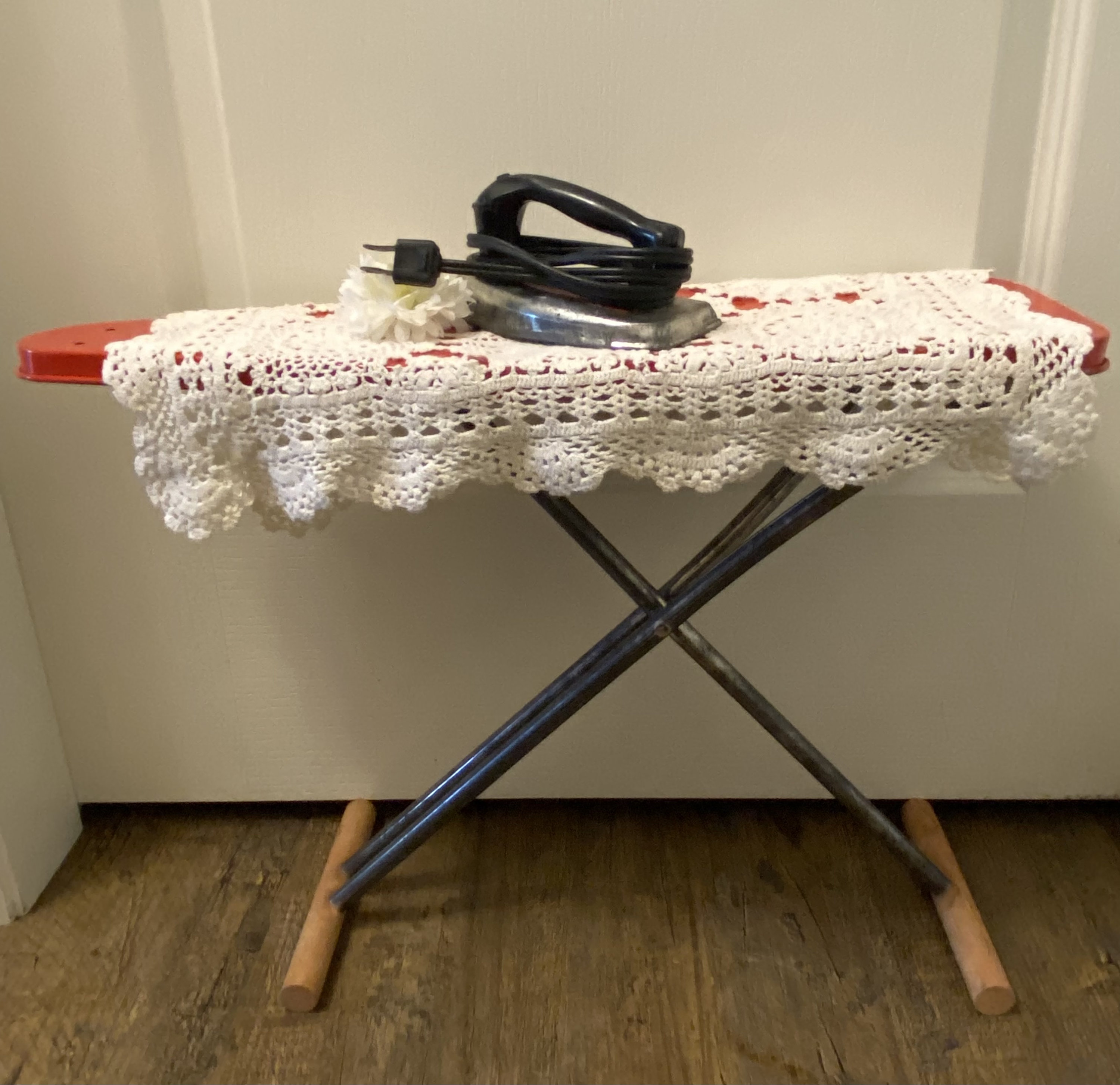 ANTIQUE VINTAGE WOODEN IRONING BOARD ♡ 47 LONG