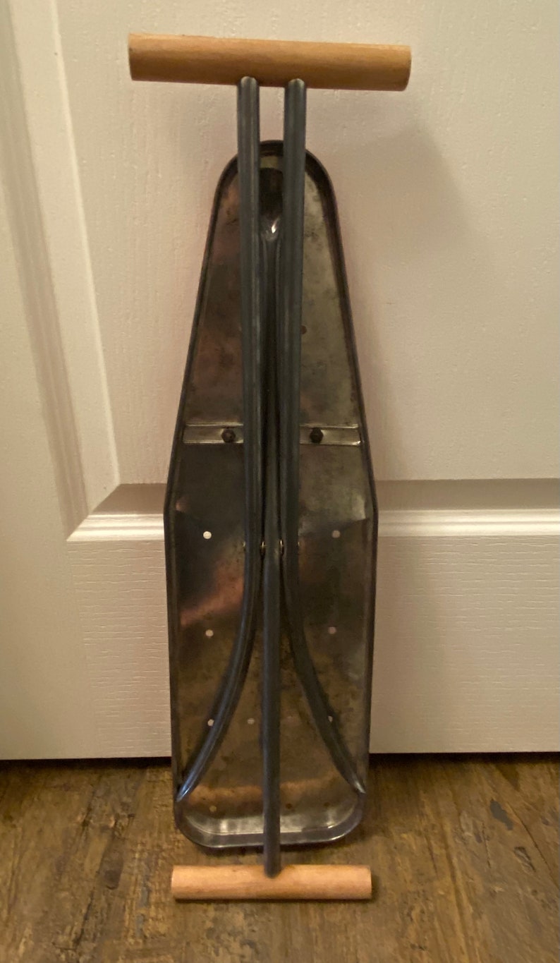 Vintage Childrens Ironing Board and Iron Etsy