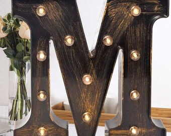 Light Up Alphabet Letter for Home Party Wedding Decoration M LED Marquee Letter Lights Sign Light Up Alphabet Letter for Home Party Wedding Decoration M LED Marquee Letter Lights Sign