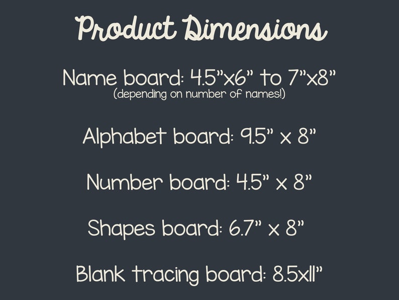 Custom Name Tracing Board, Acrylic Letter Tracing Board, Personalized Montessori Handwriting Board, Back to School Gift image 9