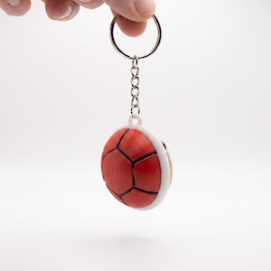 Red Koopa Shell Fidget Toy - 3D Printed Clicky Mario Kart Turtle Shell with Blue Keyboard Switches | Gamer Gift | Desk Toy