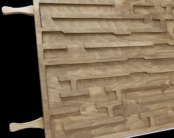een balanslabyrint voor twee personen, cnc-plannen, cnc-meubels, cnc-bestanden, cnc-router, cnc-bestanden