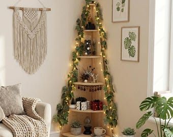 Estante Árbol de Navidad de Madera CNC | Decoración Hogar DIY | Adorno Corte Láser (Archivo Digital)