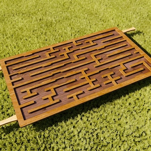 CNC Router Files | Wooden Balance Maze Game | Cooperative Labyrinth ...
