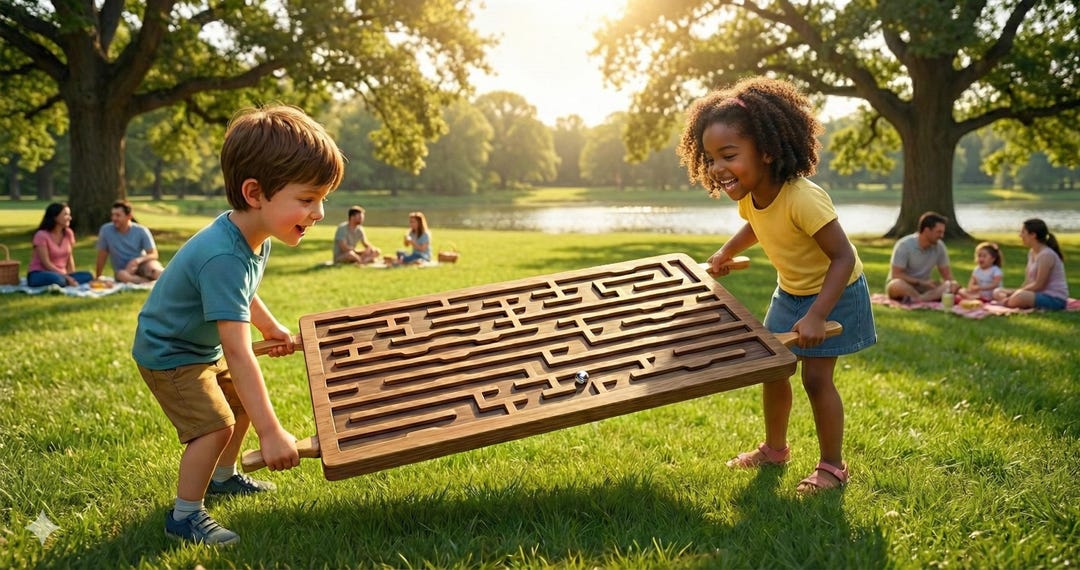 CNC Router Files | Wooden Balance Maze Game | Cooperative Labyrinth ...