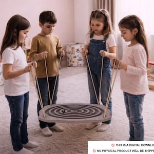 Gioco Montessori Moderno - Modello Digitale - File CNC Legno - Giocattolo Educativo - Progetto Fai da Te
