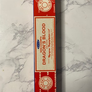 Satya Nag Champa Dragons Blood Incense