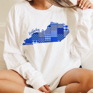 Womens Kentucky Shirt, Kentucky Sweatshirt for Women, Trendy Plus size clothing, State of Kentucky Shirt Kentucky apparel, birthday gift for